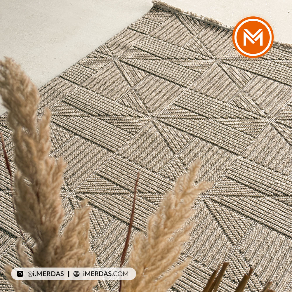 فرش پینترستی کد P16 زمینه نسکافه ای